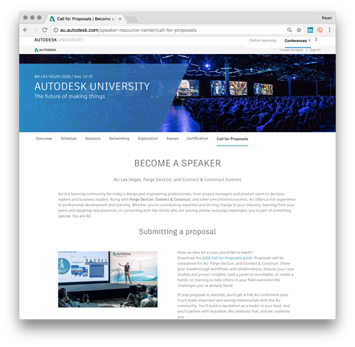 CFP website CFP website