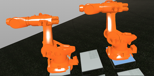 Kuka robots in the Forge viewer Kuka robots in the Forge viewer