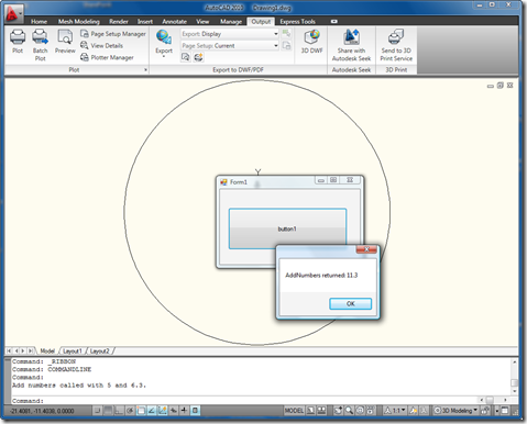 Result of driving AutoCAD via in- and out-of-proc code (redux) Result of driving AutoCAD via in- and out-of-proc code (redux)