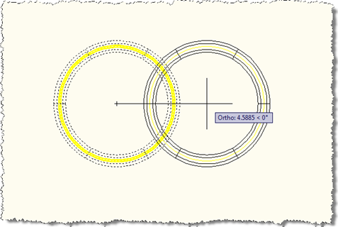 Copying an overruled circle Copying an overruled circle