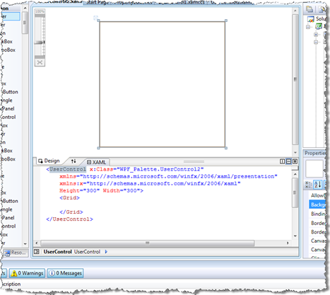 Our empty WPF User Control Our empty WPF User Control