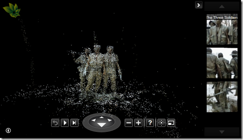 Vietnam Memorial Statue's point cloud Vietnam Memorial Statue's point cloud