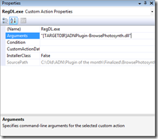 Add our custom install action Add our custom install action