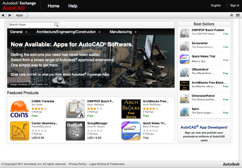 Companion apps now available in AutoCAD 2012
