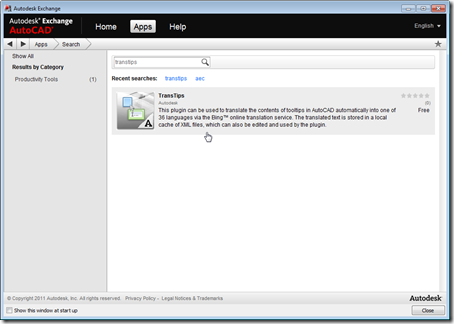 TransTips now live on Autodesk Exchange