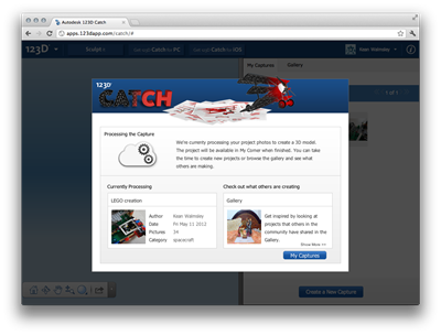 123D Catch in the browser - processing 123D Catch in the browser - processing