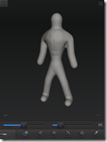 Slightly sculpted Slightly sculpted