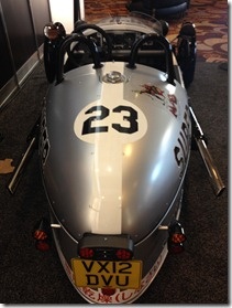 Morgan 3 Wheeler - really from rear Morgan 3 Wheeler - really from rear