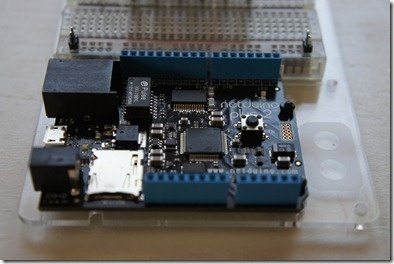 Netduino Plus 2 mounted next to a breadboard Netduino Plus 2 mounted next to a breadboard