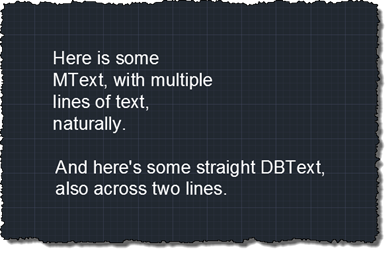 Our text prior to calling EXPVECS Our text prior to calling EXPVECS