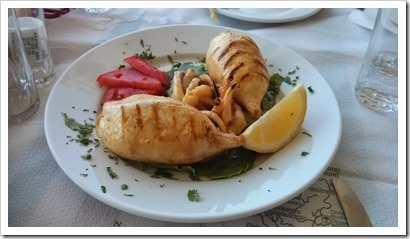 Grilled calamari Grilled calamari