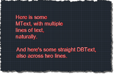 Our text after calling EXPVECS Our text after calling EXPVECS