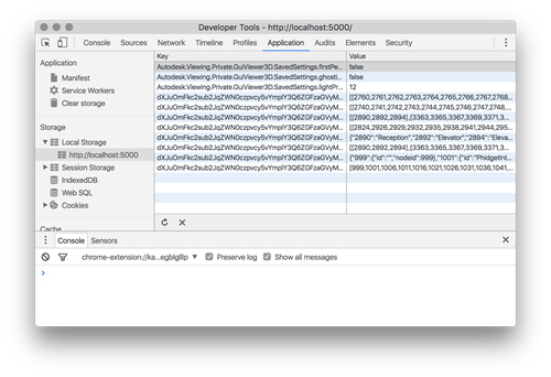 Local Storage in Chrome Local Storage in Chrome