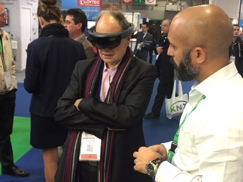 Demoing HoloLens again Demoing HoloLens again