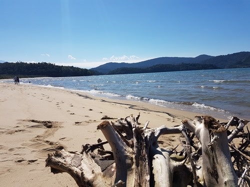 A view along the beach at Paraty-Mirim A view along the beach at Paraty-Mirim