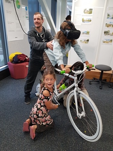 VR biking VR biking
