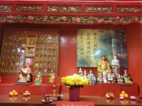 Inside the temple Inside the temple