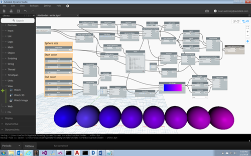 Controlling Philips Hue lights from Dynamo Studio