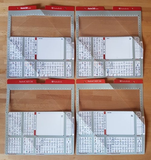 Digitizing tablet overlays for AutoCAD R14 and 2000 Digitizing tablet overlays for AutoCAD R14 and 2000