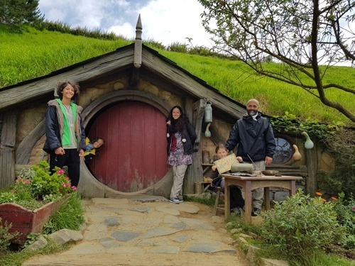 A hobbit family A hobbit family