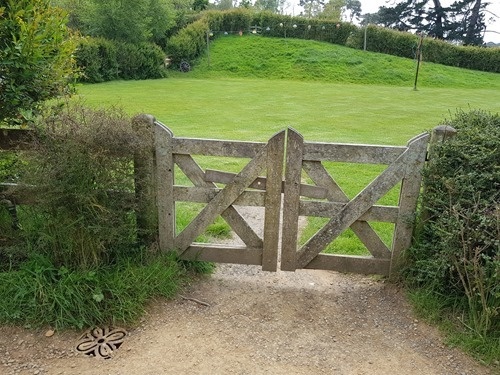 The gate to the party grounds The gate to the party grounds