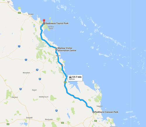 Rockhampton up to Airlie Beach Rockhampton up to Airlie Beach