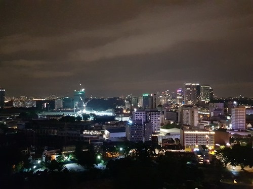 Night-time view from our 23rd floor Airbnb Night-time view from our 23rd floor Airbnb