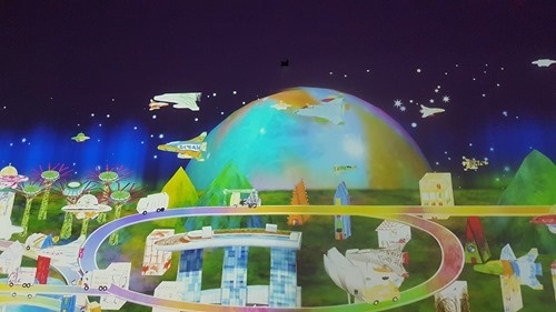 A world populated with scanned objects A world populated with scanned objects