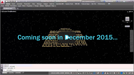 Recreating the Star Wars opening crawl in AutoCAD using F# – Part 4
