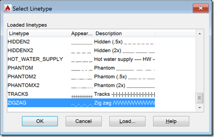 Selecting a linetype for a set of AutoCAD entities Selecting a linetype for a set of AutoCAD entities