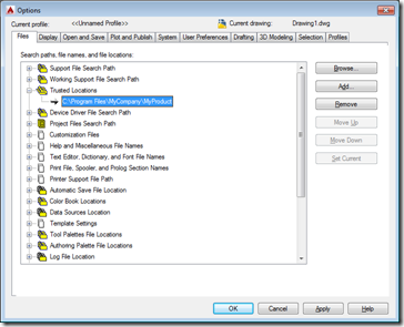 Reopening the OPTIONS dialog shows the resolved value Reopening the OPTIONS dialog shows the resolved value