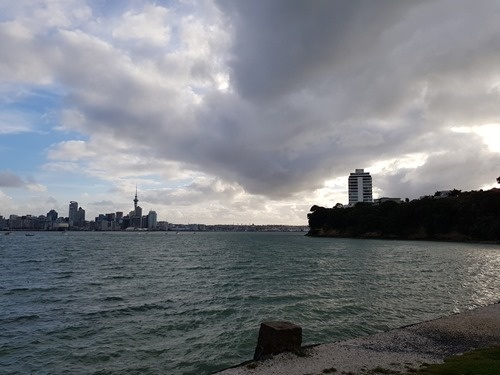 The view across from Devonport to Auckland The view across from Devonport to Auckland