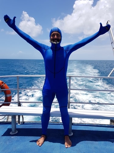 The Blue Man show The Blue Man show