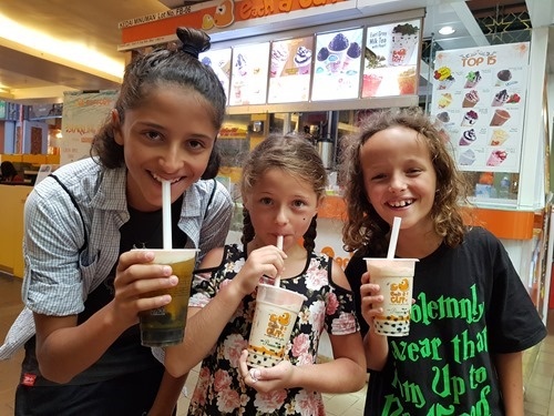 Bubble tea at the Central Market Bubble tea at the Central Market