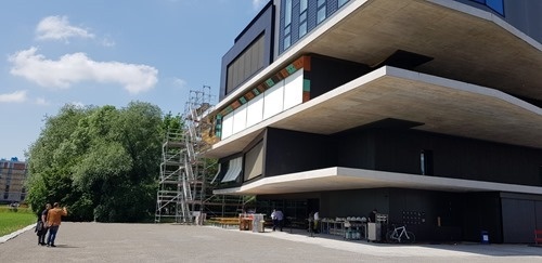 Philipp and Reto talking about some of the work being done Philipp and Reto talking about some of the work being done