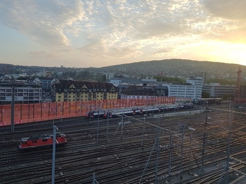 Zurich at dawn Zurich at dawn