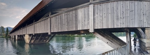 The bridge at Wangen an der Aare The bridge at Wangen an der Aare