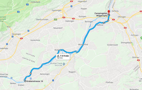 Day 4 - Bannwil to Aarburg Day 4 - Bannwil to Aarburg