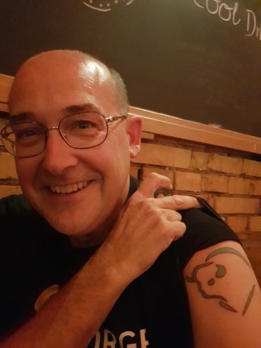 Jim and his tattoo Jim and his tattoo
