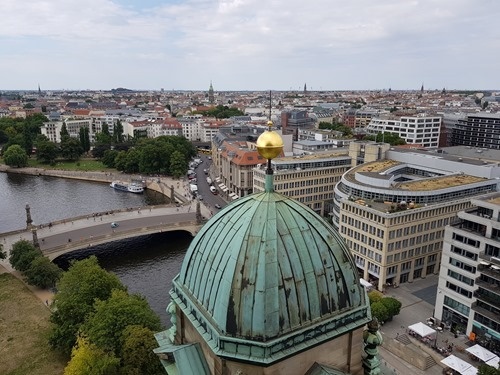 View from the top of Berlin Cathedral View from the top of Berlin Cathedral
