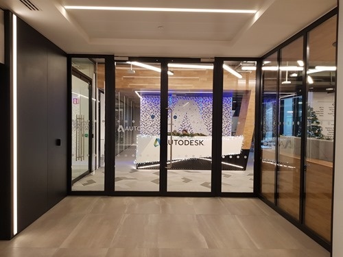 Autodesk Dublin's reception Autodesk Dublin's reception
