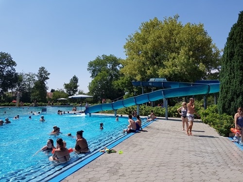 The pool The pool