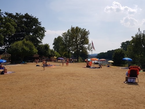Parched swimming pool at Schönenwerd Parched swimming pool at Schönenwerd