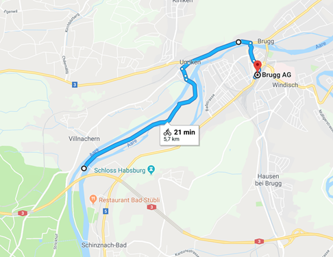 Day 6 - Villnachern to Brugg Day 6 - Villnachern to Brugg