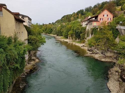 The Aare in Brugg The A
are in Brugg
