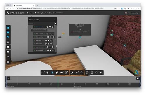 A placed sensor A placed sensor