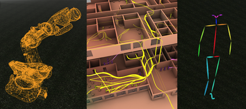 Robots, skeletons and streamlines Robots, skeletons and streamlines