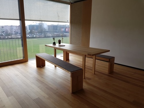 One of their residential spaces, and a showcase for green materials One of their residential spaces, and a showcase for green materials