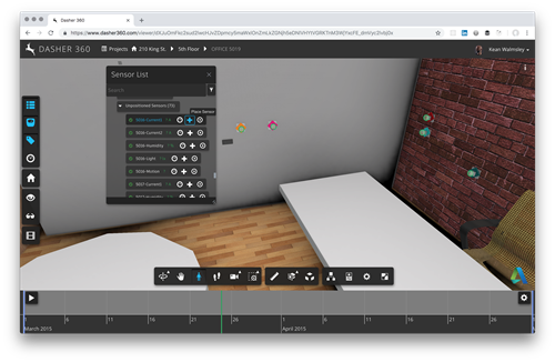 Placing a sensor Placing a sensor