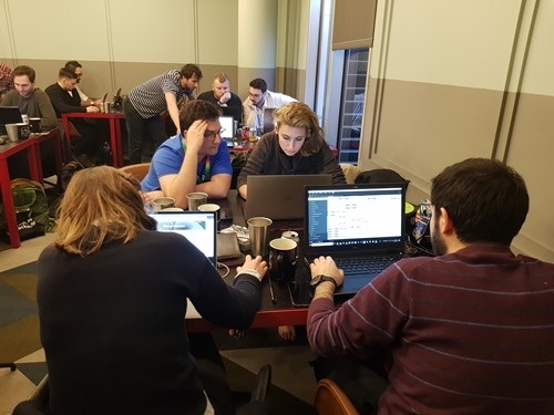 Lots of activity Lots of activity